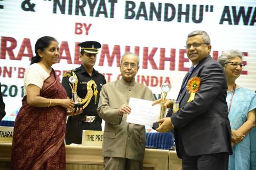 RITES gets Niryat Shree Gold Trophy for Highest Exports